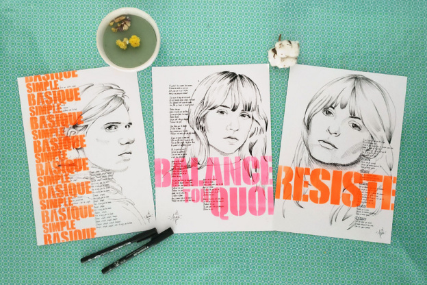 Insolite : une chasse aux "Fluo Songs" sur les traces des œuvres de la street artiste Maca à Paris