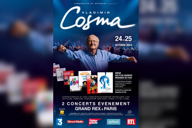 Vladimir Cosma au Grand Rex de Paris pour deux concerts symphoniques