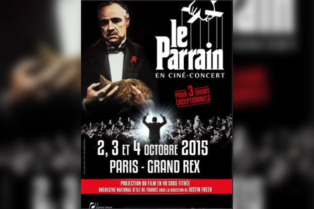 Le Parrain en ciné-concert au Grand Rex de Paris en octobre 2015 