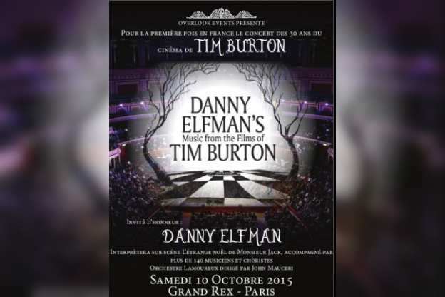 Danny Elfman’s Music from the films of Tim Burton au Grand Rex de Paris en 2015 