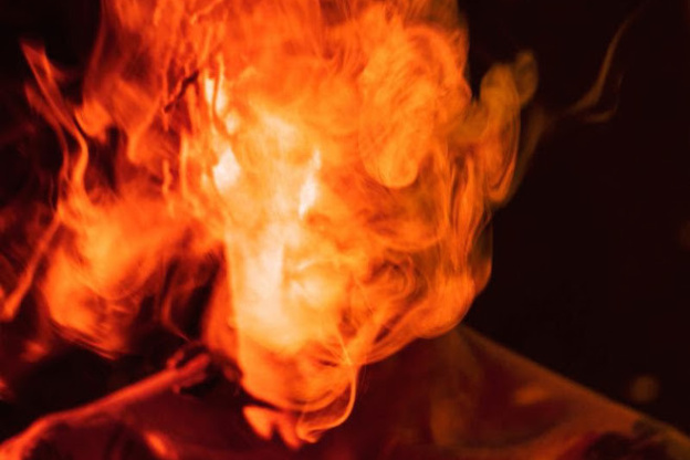 Tricky en concert au Bataclan de Paris en février 2015