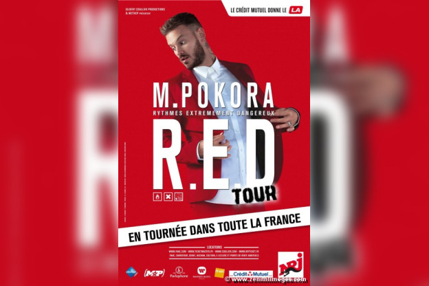 M. Pokora en concert à Paris Bercy en décembre 2015 