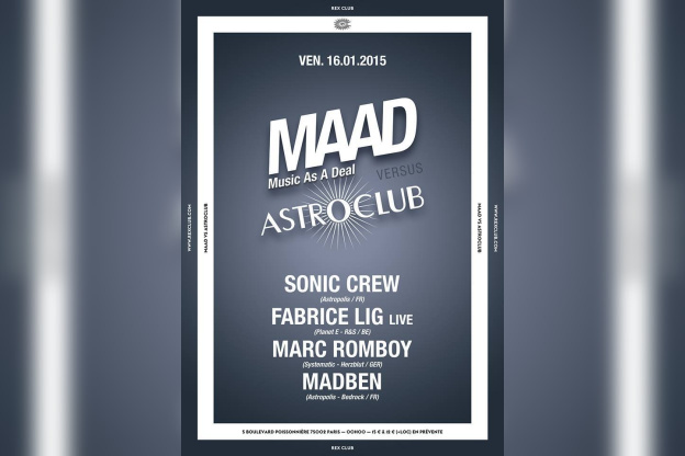 Maad Astroclub au Rex Club