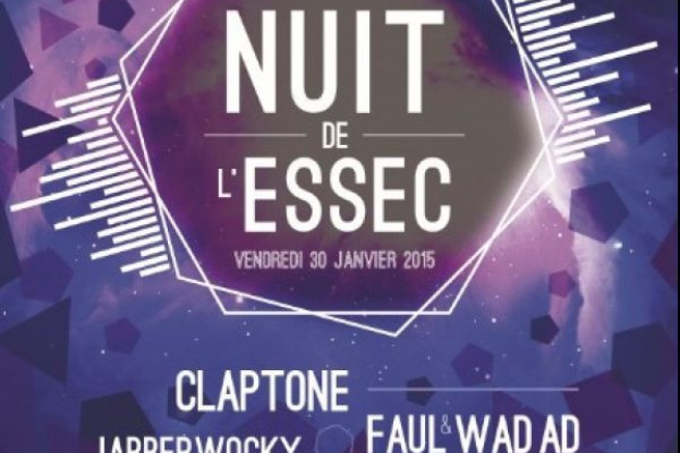 Nuit de l’Essec 2015 à Cergy avec Claptone et Jabberwocky 