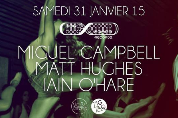 Outcross Records Night au Zig Zag Club avec Miguel Campbell