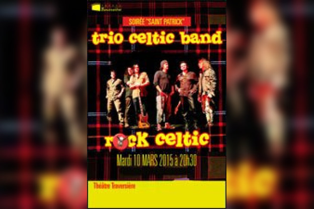 Saint Patrick 2015 au Théâtre Traversière de Paris avec le Trio Celtic Band 