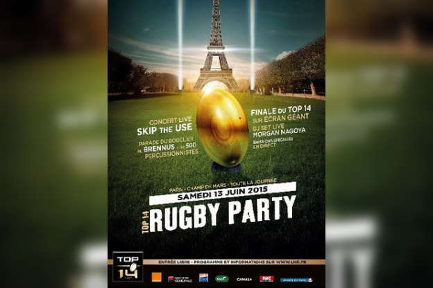 TOP 14 Rugby Party au Champ de Mars à Paris