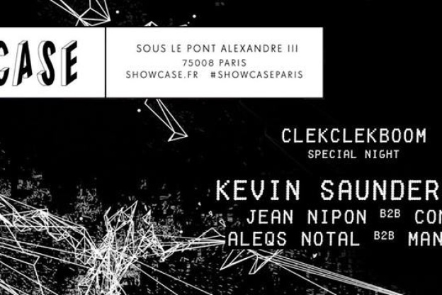 Clekclekboom Night au Showcase avec Kevin Saunderson