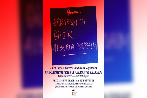 Versatile Party au Batofar avec Errorsmith