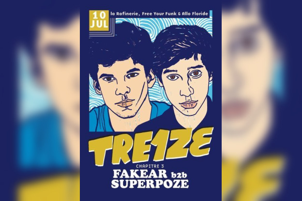 Tre1ze chapitre 3 au Concorde Atlantique avec Fakear B2B Superpoze All Night Long