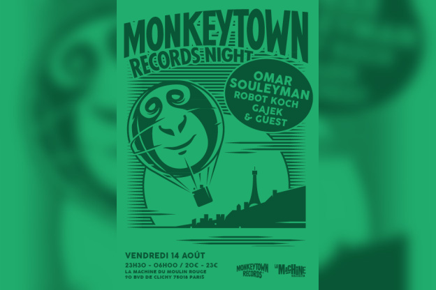 Monkeytown Records Night à la Machine avec Omar Souleyman