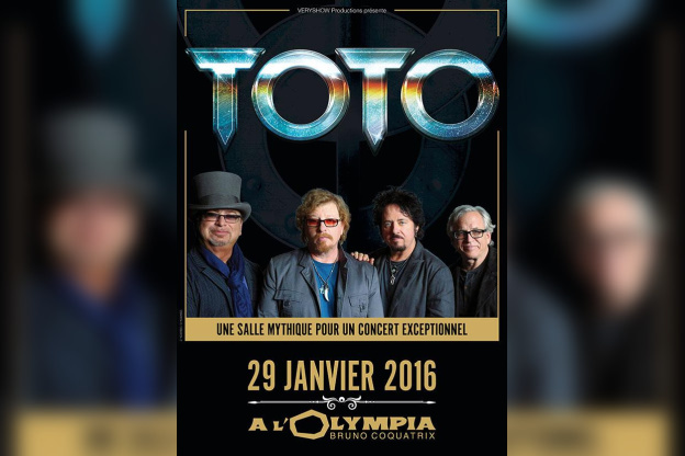 Toto en concert à l'Olympia de Paris en 2016