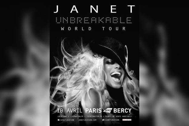 Janet Jackson en concert à Paris Bercy Arena en 2016