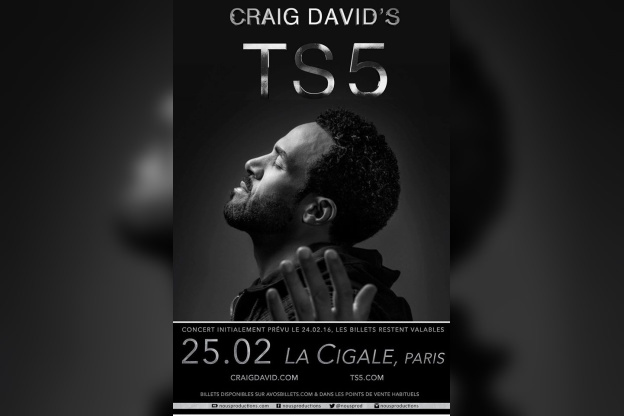 Craig David à La Cigale de Paris