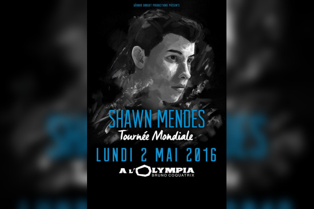 Shawn Mendes en concert à l'Olympia de Paris en mai 2016
