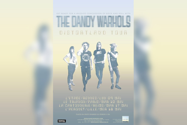 The Dandy Warhols en concert au Trianon de Paris en mai 2016