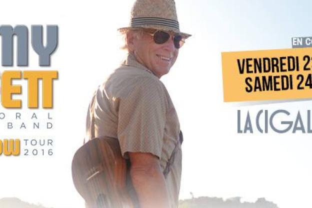 Jimmy Buffet en concerts à La Cigale de Paris en septembre 2016