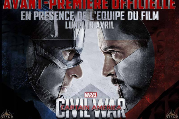 Captain America - Civil War en avant-première officielle au Grand Rex de Paris