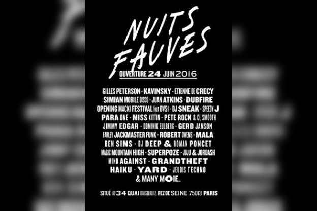 Ouverture du Club de Nuits Fauves à Paris
