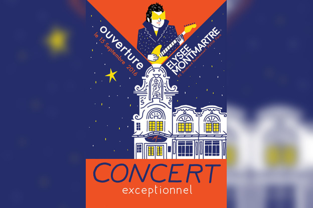 Réouverture de l'Elysée Montmartre le 15 septembre 2016 avec -M- en concert