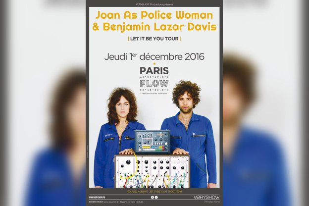 Joan As Police Woman & Benjamin Lazar Davis au Flow à Paris