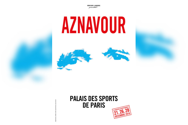 Charles Aznavour en concerts au Palais des Sports de Paris en décembre 2016