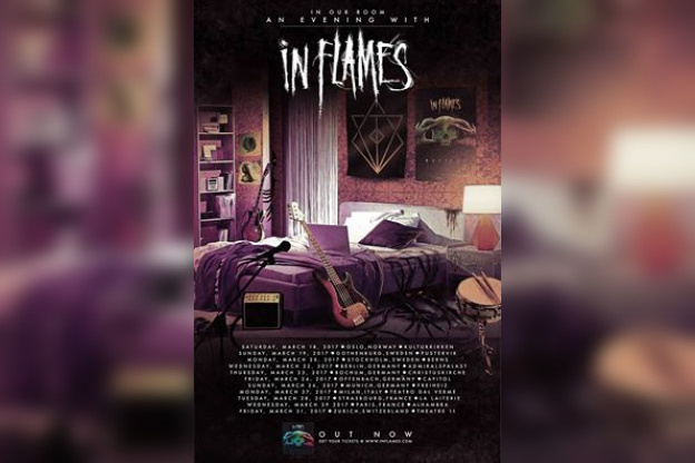 In Flames en concert mars 2017 à l'Alhambra de Paris 