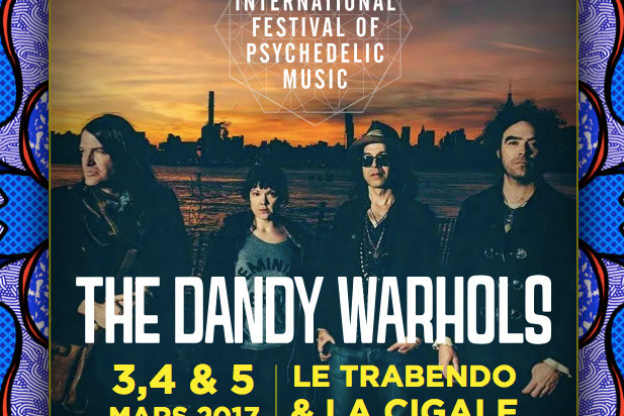 The Dandy Warhols en concert à La Cigale de Paris en mars 2017