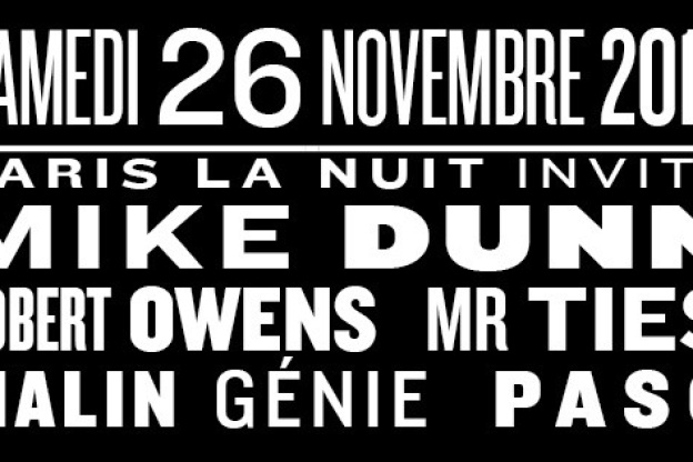 Paris La Nuit au Club Nuits Fauves avec Mike Dunn 