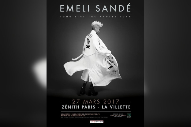 Emeli Sandé en concert au Zénith de Paris en mars 2017