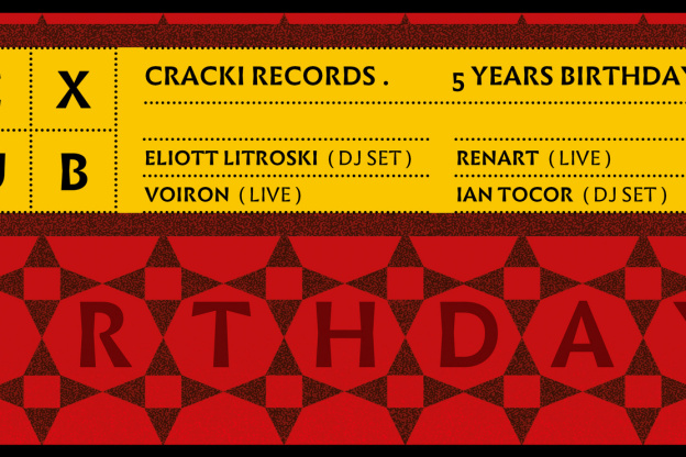 Cracki Records 5 Years Birthday au Rex Club
