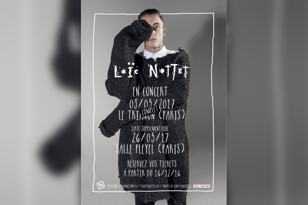 Loïc Nottet en concert à La Salle Pleyel de Paris en 2017