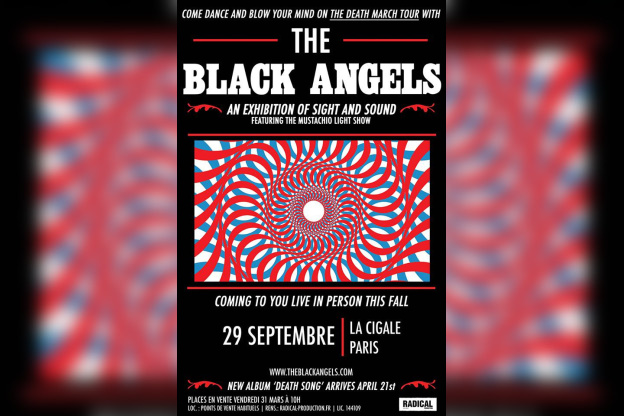 The Black Angels en concert à La Cigale de Paris en septembre 2017