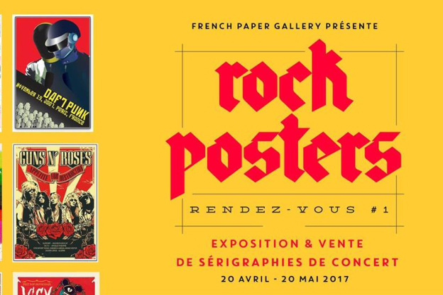 Rock Posters Rendez-Vous #1 à la French Paper Gallery 
