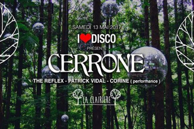 I Love Disco à La Clairière avec Cerrone