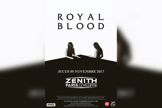 Royal Blood en concert au Zénith de Paris en novembre 2017