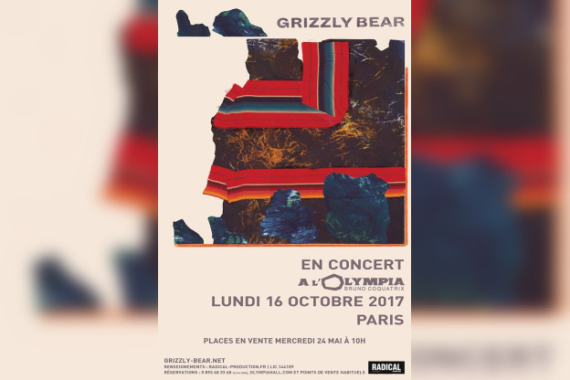 Grizzly Bear en concert à l’Olympia de Paris en octobre 2017