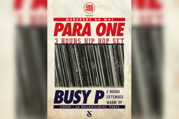 Free Your Funk à La Bellevilloise avec Para One & Busy P