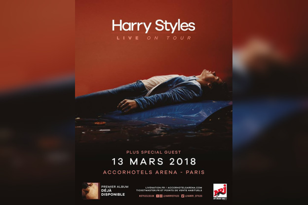 Harry Styles en concert à l’Arena Bercy de Paris en mars 2018