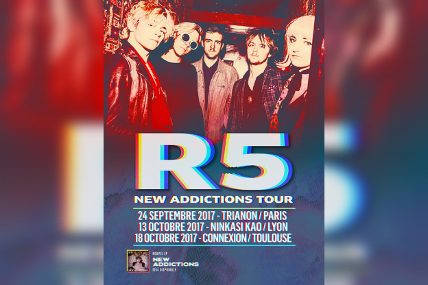 R5 en concert au Trianon de Paris en septembre 2017