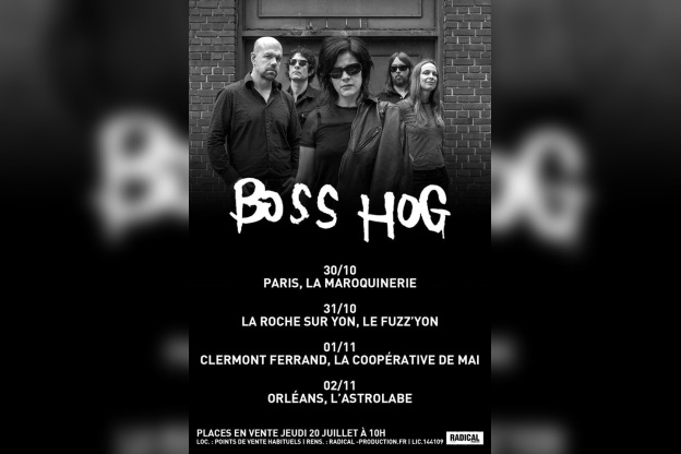 Boss Hog en concert à La Maroquinerie de Paris en octobre 2017