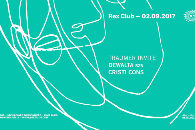Traumer invite DeWalta b2b Cristi Cons au Rex Club