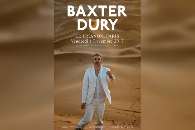 Baxter Dury en concert au Trianon de Paris en décembre 2017