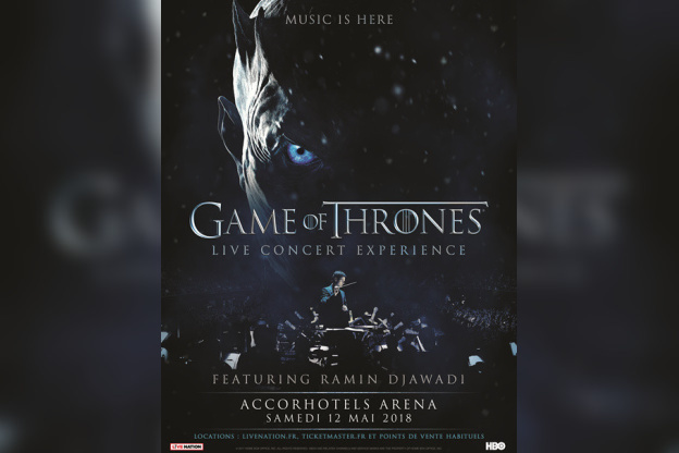 Game Of Thrones : Live Concert Experience à l'AccorHotels Arena Bercy de Paris en mai 2018 