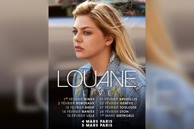 Louane en concert au Trianon de Paris en mars 2018