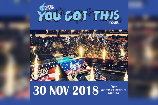 Nitro Circus "You Got This Tour" 2018 à l'AccorHotels Arena Bercy de Paris en 2018