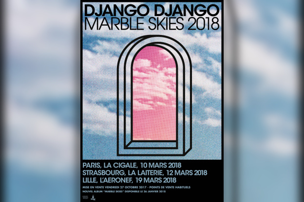 Django Django en concert à La Cigale de Paris en mars 2018