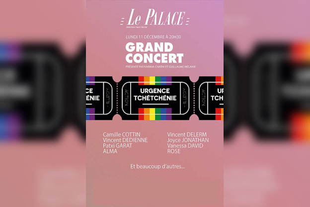 Urgence Tchétchénie : nouveau grand concert au Palace à Paris 