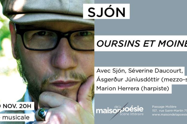 Lecture Musicale de Sjón à La Maison de la Poésie