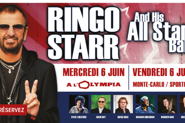 Ringo Starr en concert à l’Olympia de Paris en juin 2018